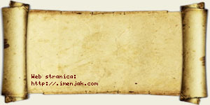 Jovana Ignjatić vizit kartica